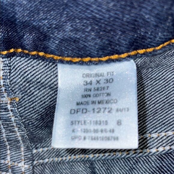 Faded Glory Blue Straight Jeans Classic Style - Picture 11 of 11